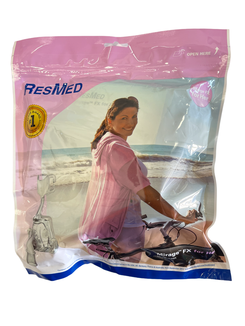 ResMed Mirage FX For Her Nasal CPAP Mask with Headgear