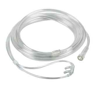 Salter Labs High Flow Nasal Oxygen Adult Cannula with Green Tubing, 7 Foot