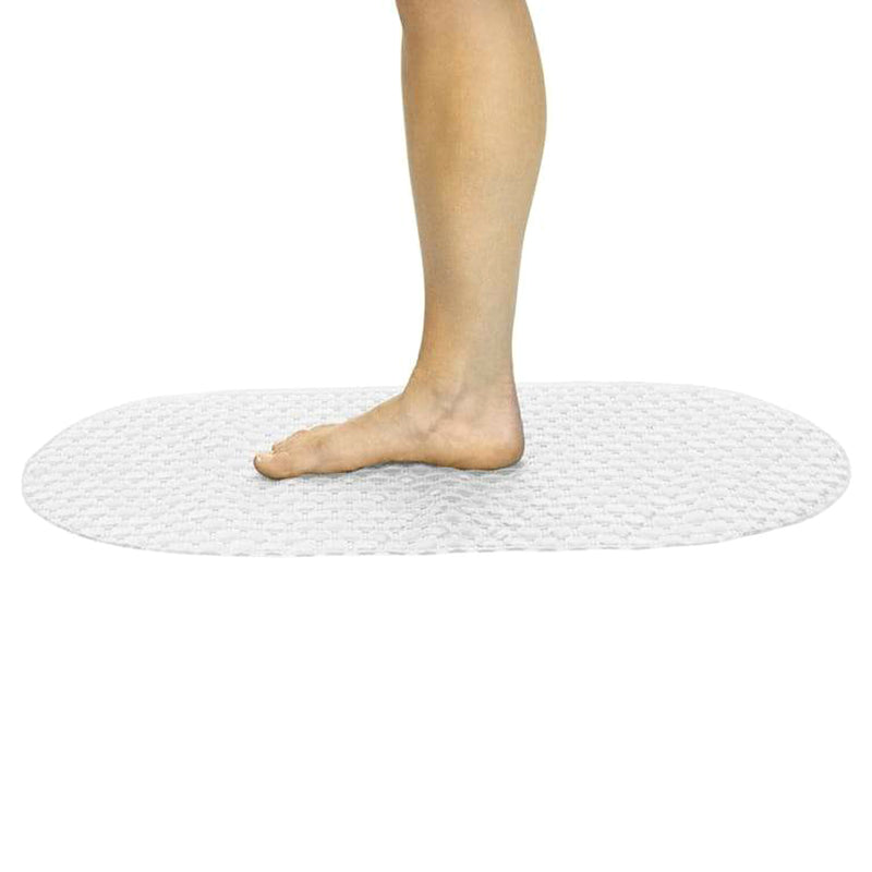 Vive 26 Oval Bath Mat, Clear