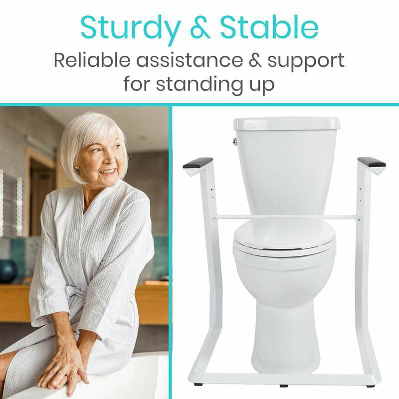 vive Compact Toilet Rail Stand Up Assistance Bath