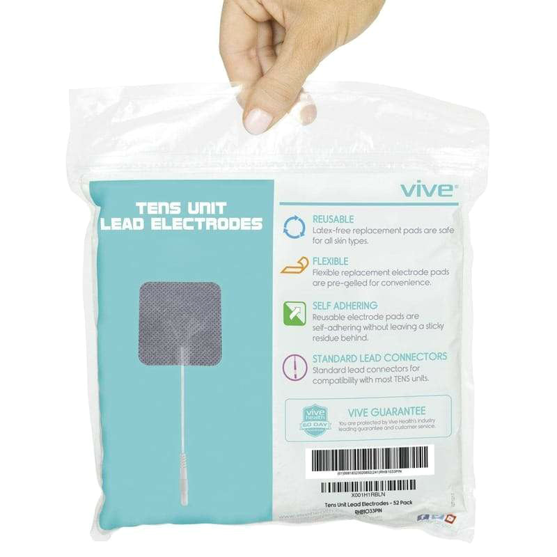 Vive Health Lead Electrodes (2 x 2) - 10 Sets of 4