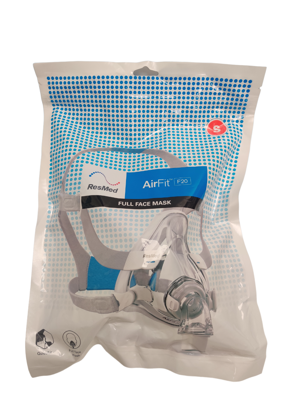 ResMed AirFit F20 Full Face CPAP Mask Assembly Kit