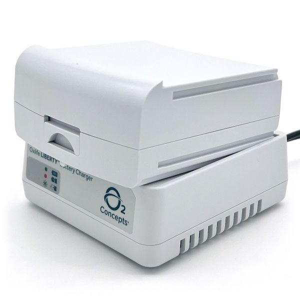 O2 Concepts Battery Charger for Oxlife Liberty & Liberty 2 Portable Oxygen Concentrators