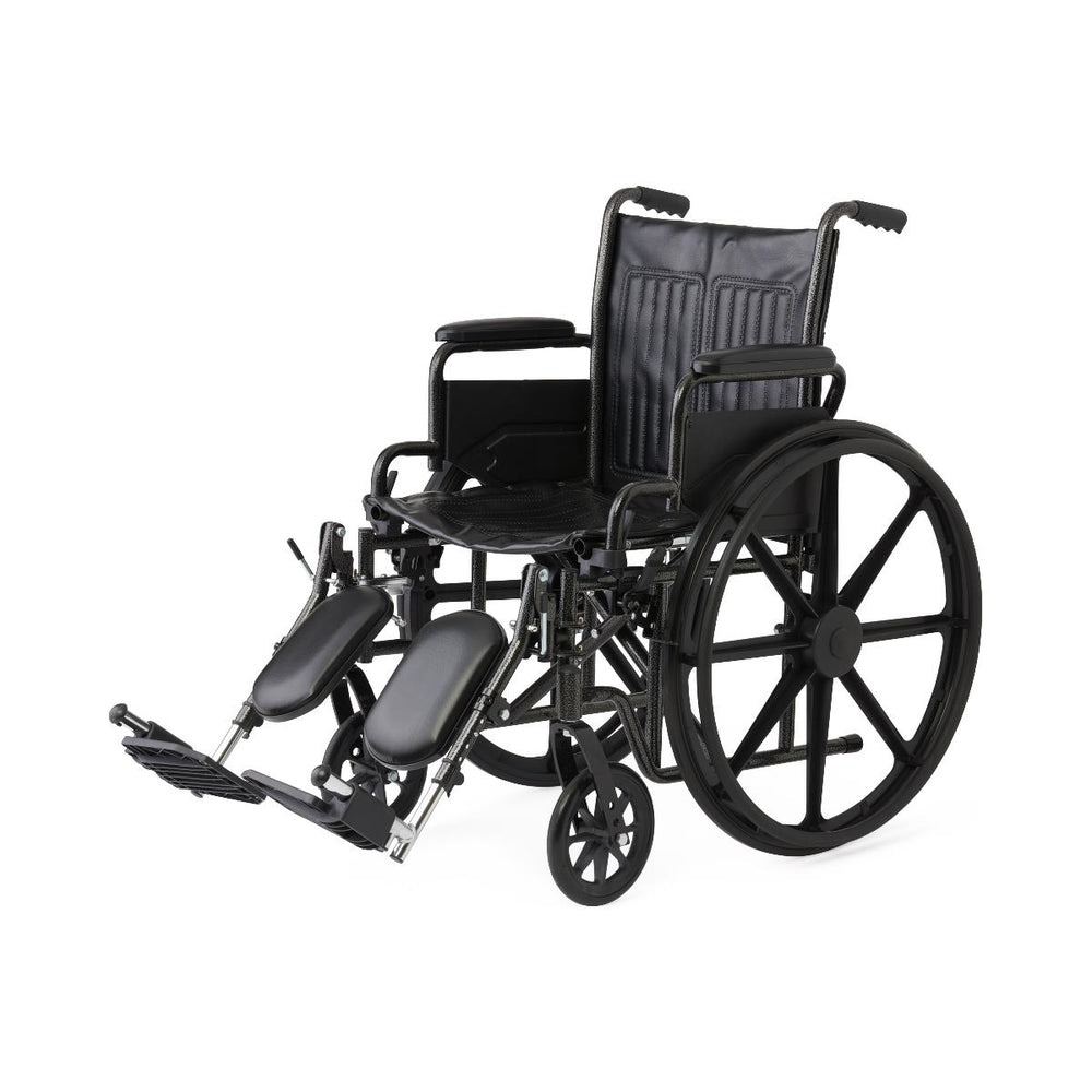 Guardian K1 Wheelchair with Elevating Leg Rests, 16"