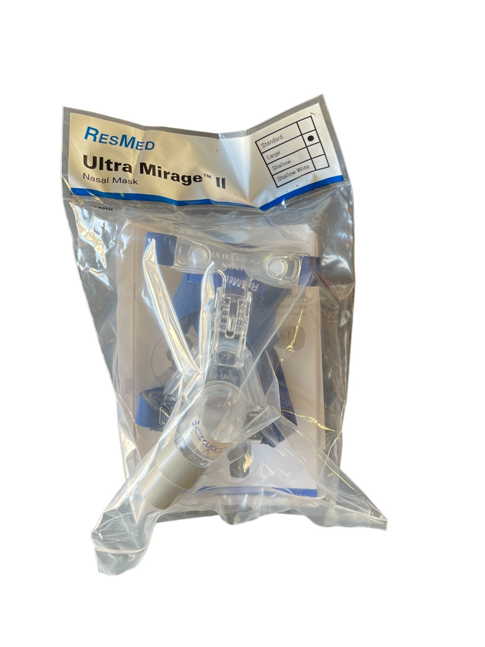 ResMed Ultra Mirage II Nasal CPAP Mask with Headgear