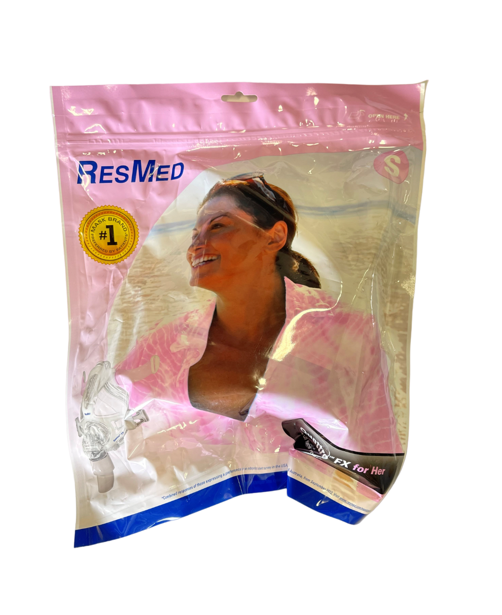 ResMed Quattro FX for Her Full Face CPAP Mask System with Headgear