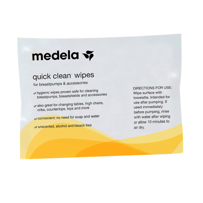 Feature product - Medela Quick Clean Breast Pump & Accessory Wipes 40 pack