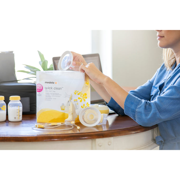 Feature product - Medela Quick Clean Micro Steam Bags, 5 Count