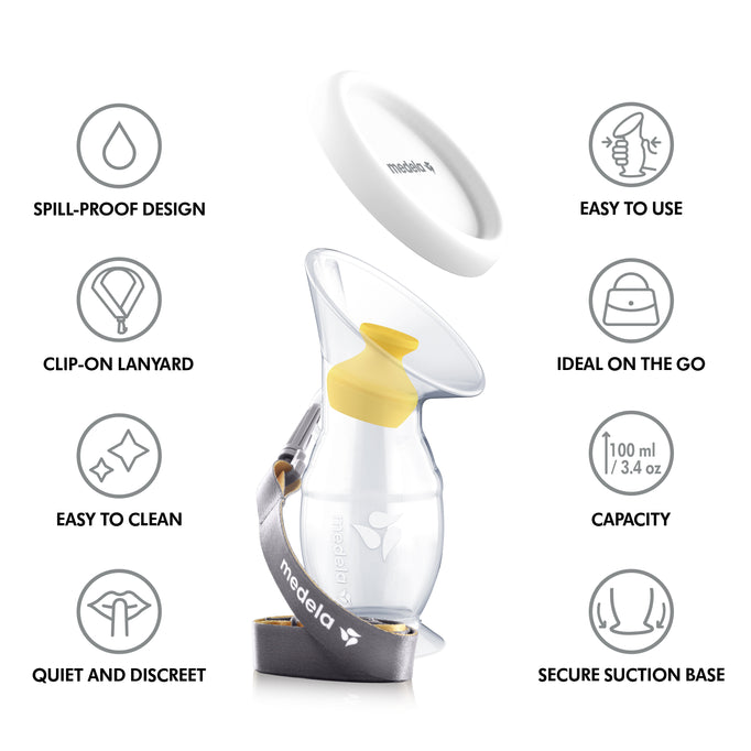 Feature product - Medela Silicone Breast Milk Collector