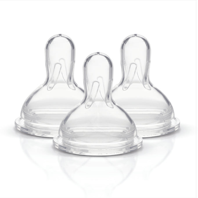 Feature product - Medela Wide Base Bottle Nipple, 3 Count