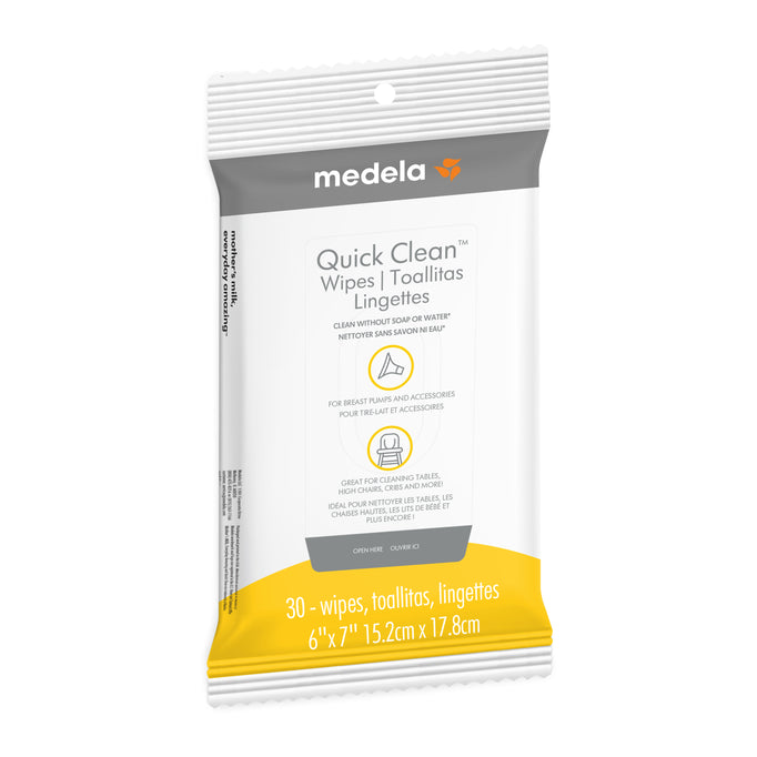 Feature product - Medela Quick Clean Wipes