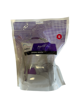 Packaging of the ResMed AirFit N20 For Her Nasal CPAP Mask