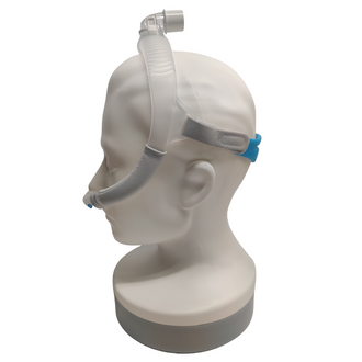 Side view of the ResMed AirFit P30i nasal pillow cpap mask