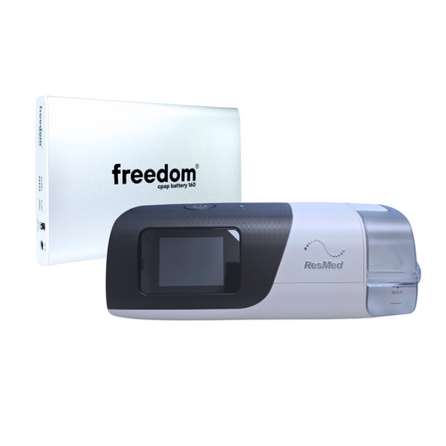 ResMed AirSense 11 AutoSet CPAP with Freedom 160 Portable Battery