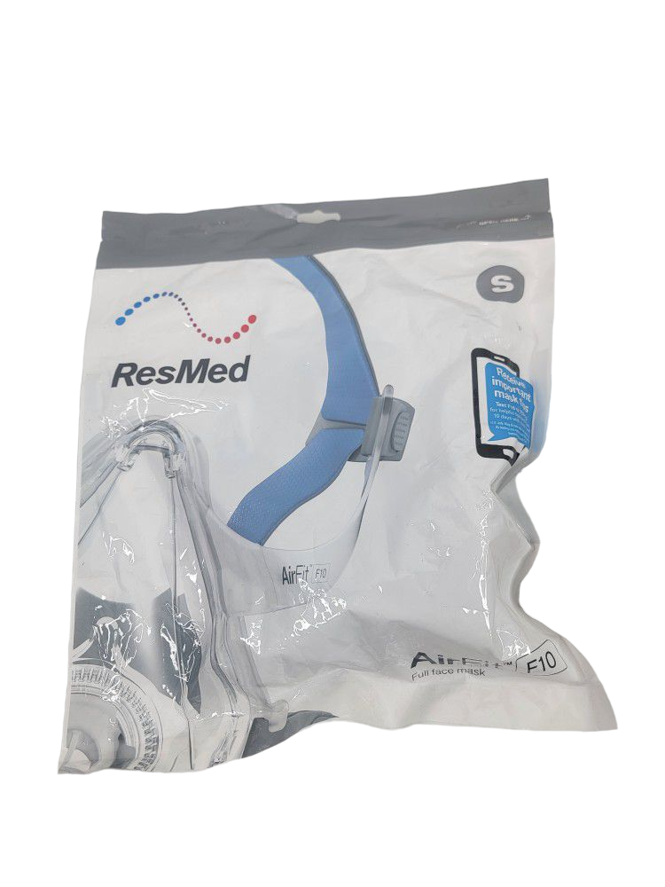 ResMed AirFit F10 Full Face CPAP Mask System with Headgear (Non-Retail Packaging)