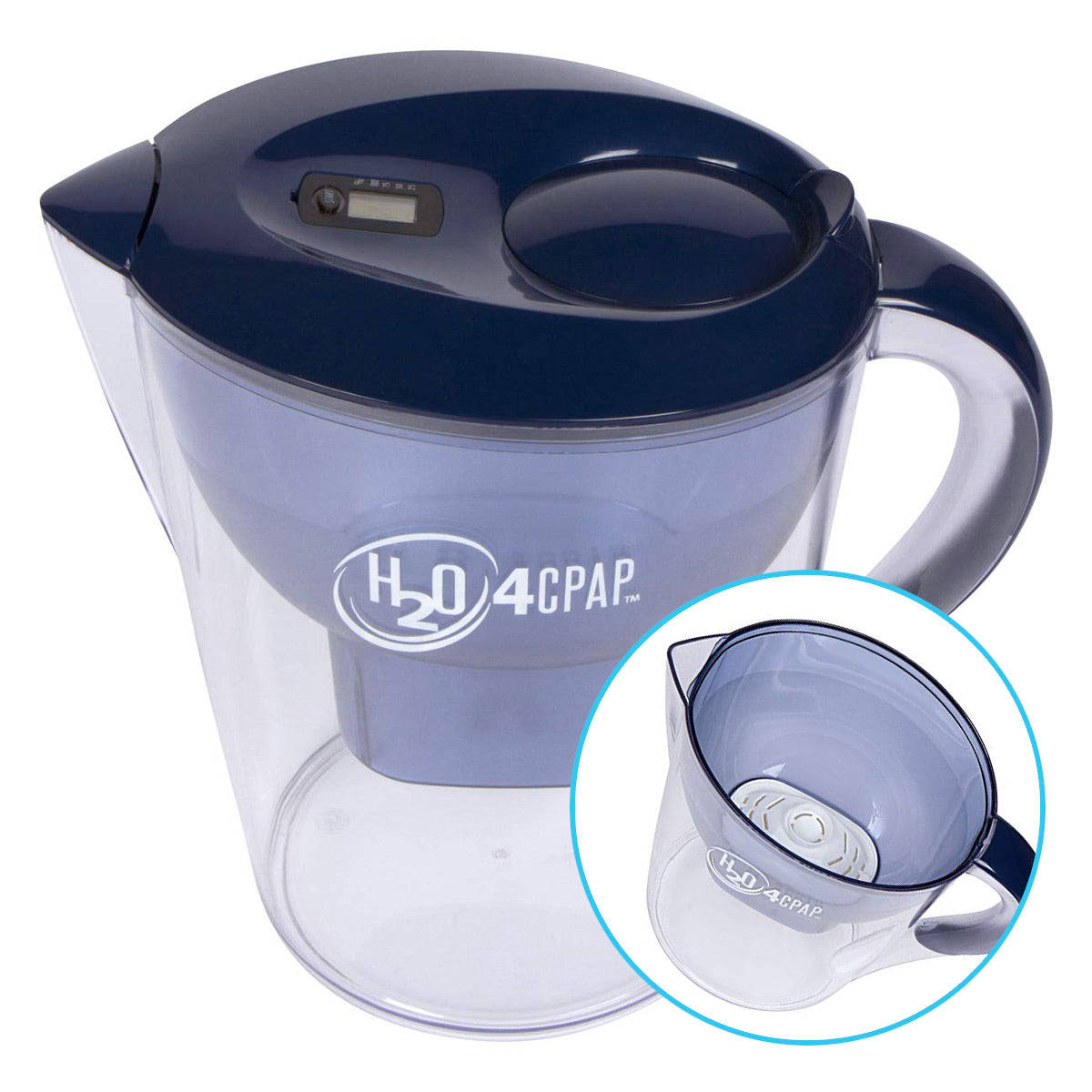 H2O 4 CPAP Distilled Water Pitcher – HelpMedicalSupplies