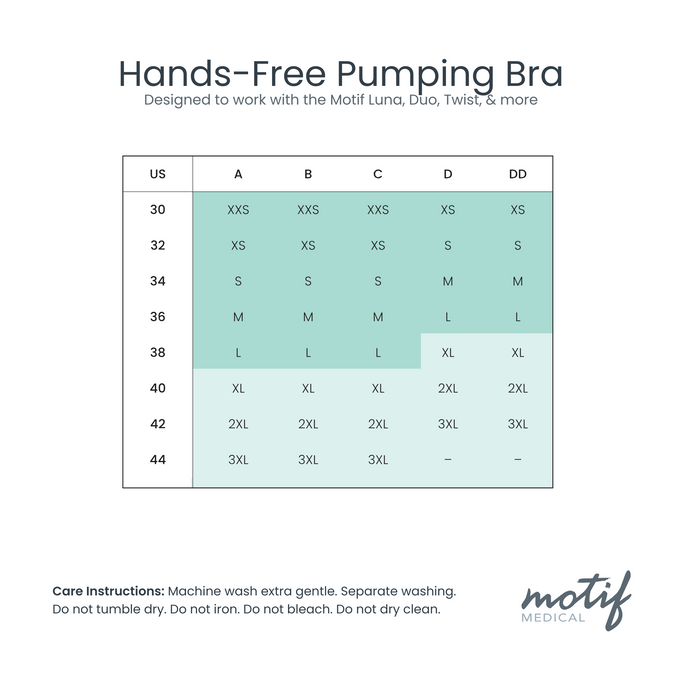 Feature product - Motif Hands Free Pumping Bra, One Size Fits Most
