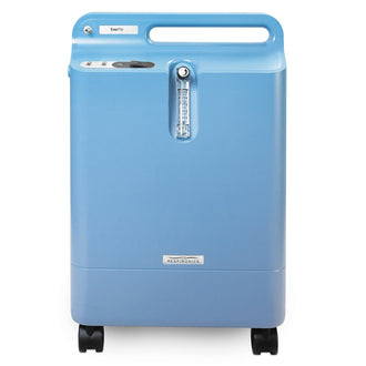 front view of the philips respironics everflo oxygen concentrator with OPI