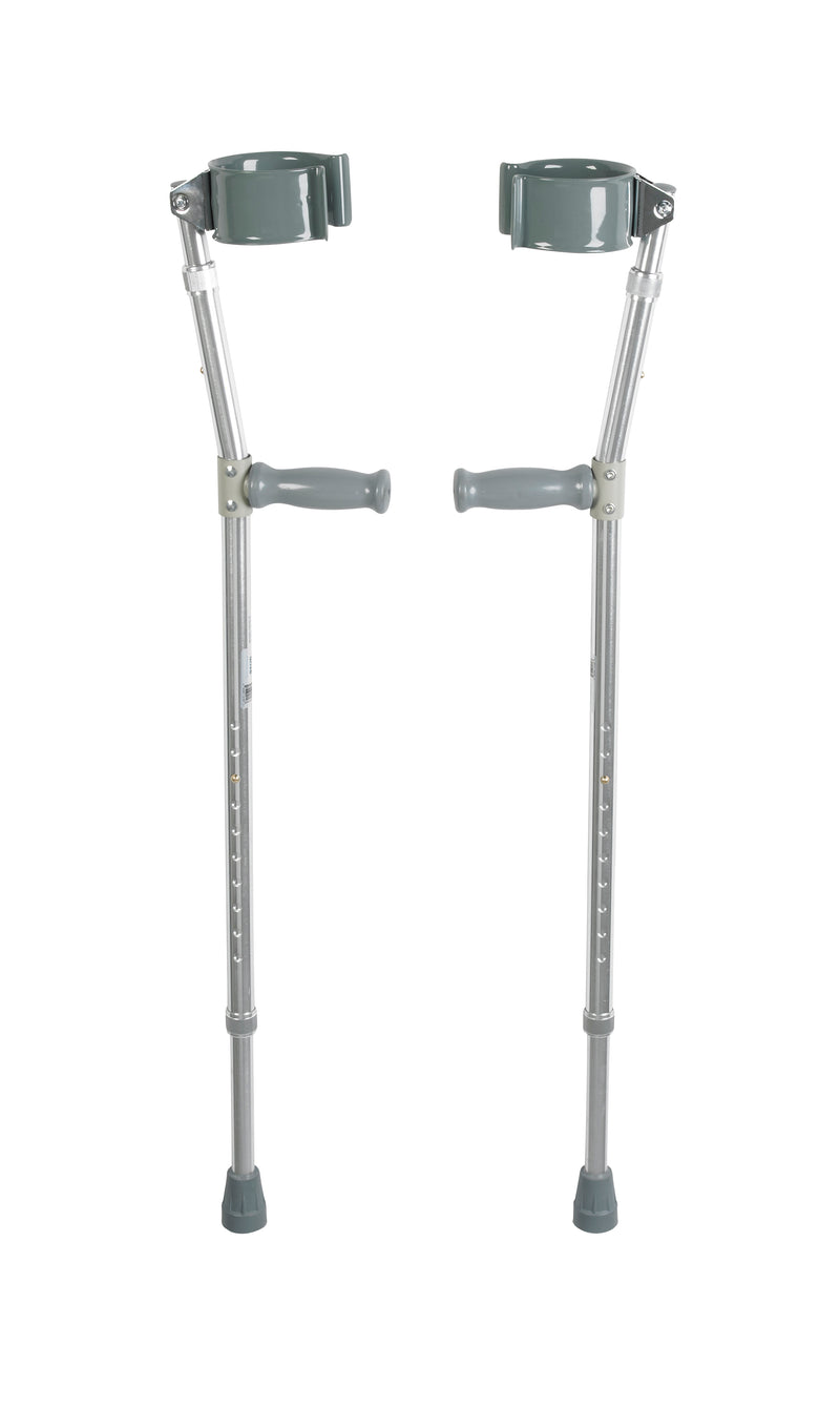 Lightweight Walking Forearm Crutches, Adult, 1 Pair