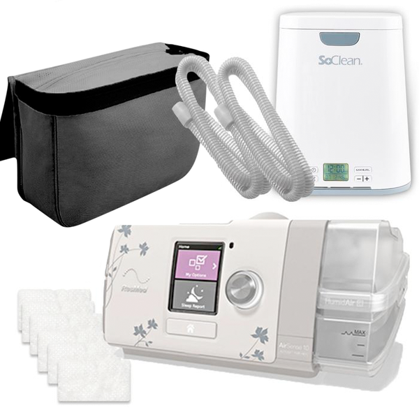 SALE ResMed AirPack - AirSense 10 Autoset For Her w/ SoClean 2 and Sanitizer Bundle