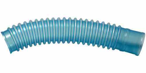 Tube with 6" Segments - Blue - 100' Coil - 22mm