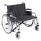Drive Medical Sentra EC Heavy Duty Extra Wide Wheelchair, Detachable Desk Arms, 30" Seat