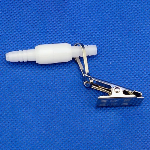 Captive Technologies Free Flow Clip and Go Tubing Connector with Clothing Clip