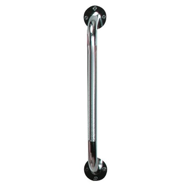 Drive Medical Wall Grab Bar 12" Chrome Finish Knurled Steel