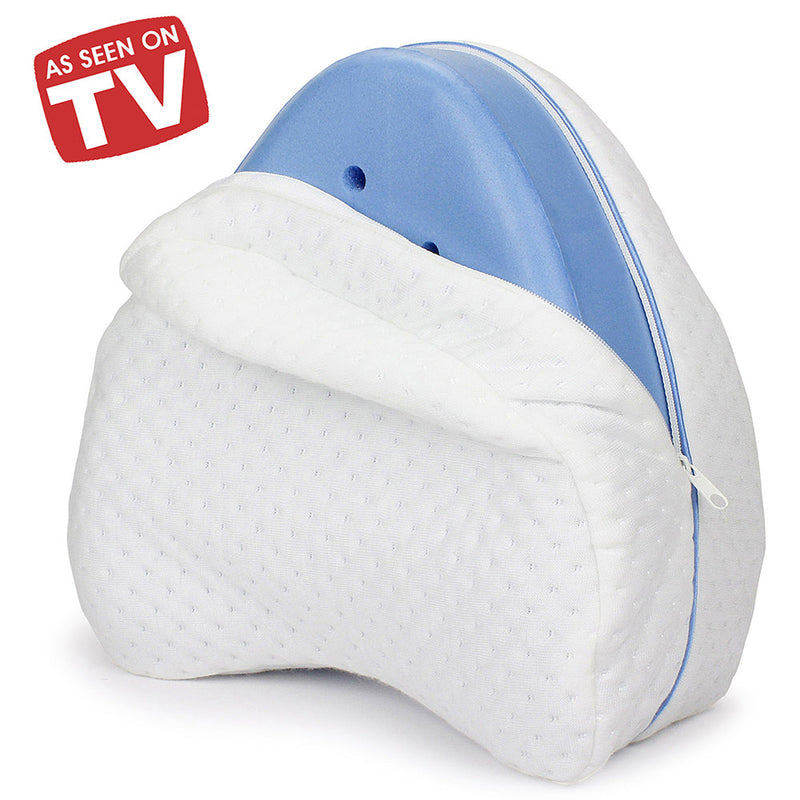 Vive Health Knee Elevation Pillow with Leg Countor and Washable Cover