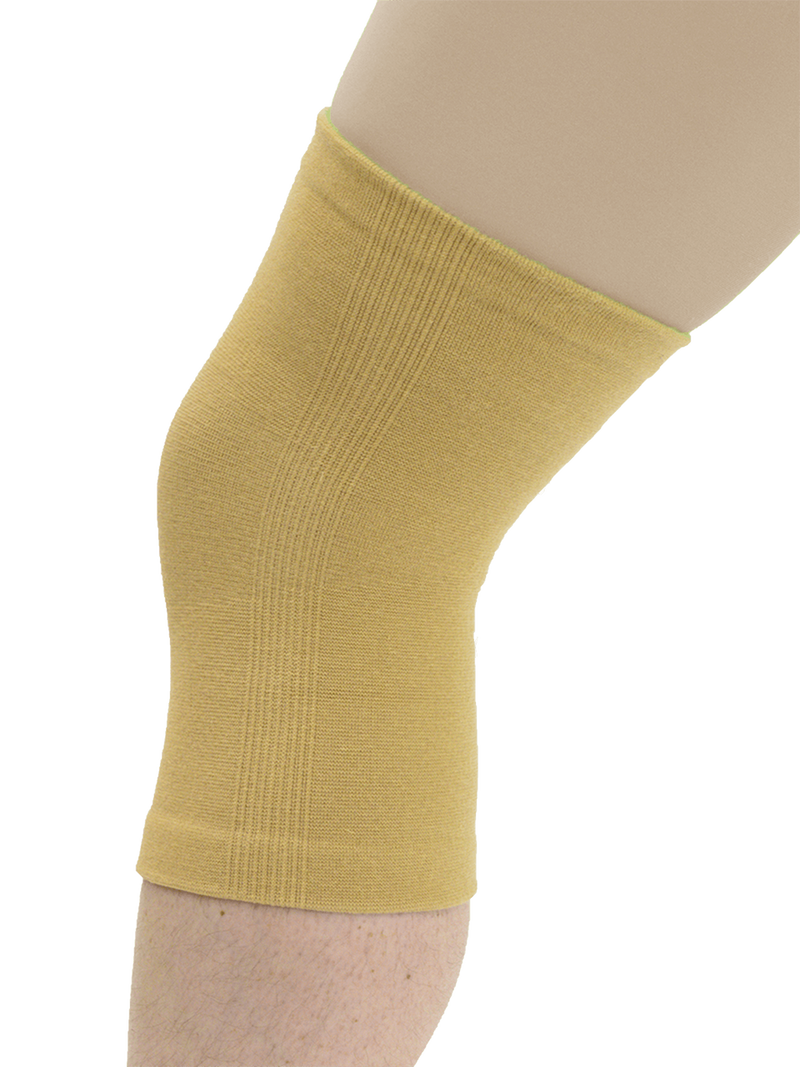 MAXAR Cotton/Elastic Knee Brace  (Four-Way Stretch) - Beige