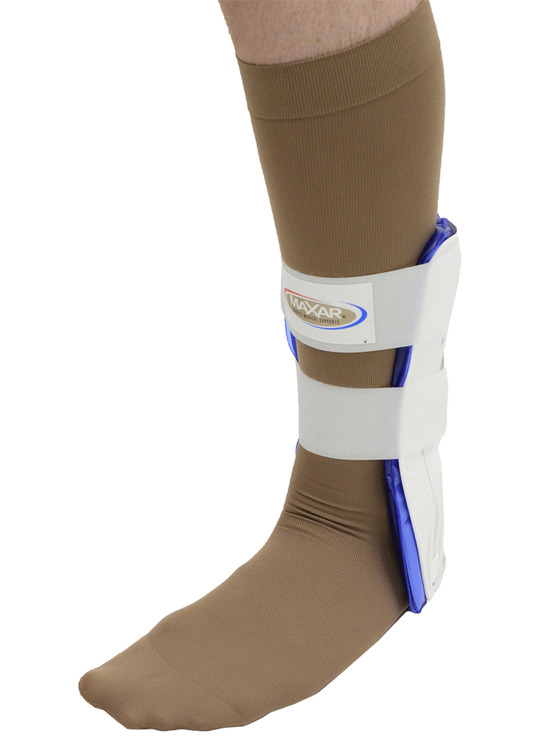 MAXAR Gel/Air Ankle Guard - White