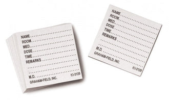 Graham Field Medicine Dispenser Tray Cards, Pack of 500 Cards