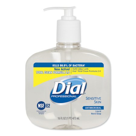 Dial Professional Antimicrobial Soap for Sensitive Skin - 16 oz. Pump Bottle