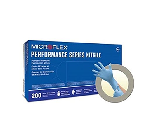 Microflex Performance Series Nitrile Exam Gloves - Medium 200 Count