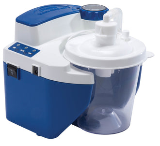 Vacu-Aide Quiet Suction Unit w/ External Filter, Battery & Case