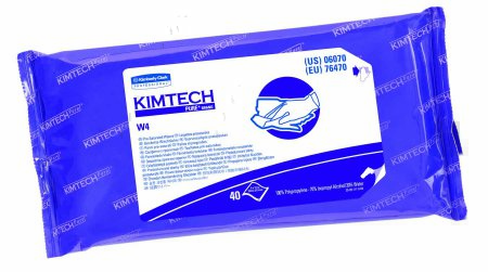 Kimtech Pure W4 Surface Disinfectant Cleaner Wipes, 40 Count NonSterile