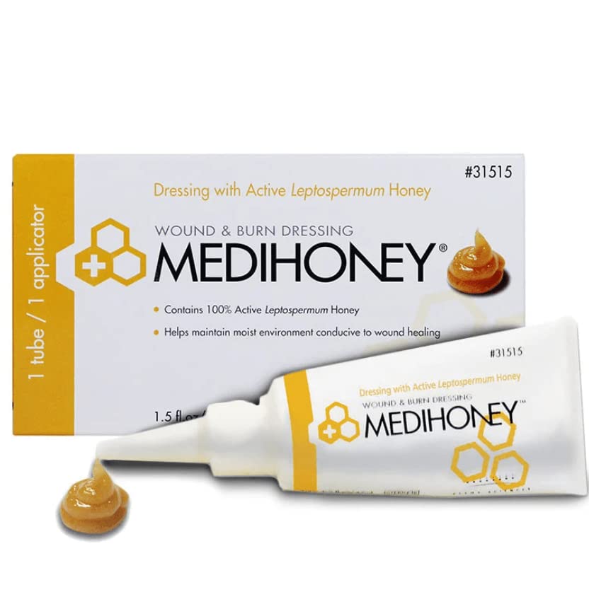 Derma Sciences Medihoney Paste Dressing 1.5 oz tube - Pack of 12