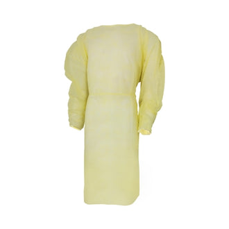 Disposable Protective Procedure Gown One Size Fits Most - Yellow