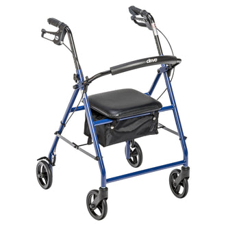 Drive Steel Rollator 6" Wheels - Blue