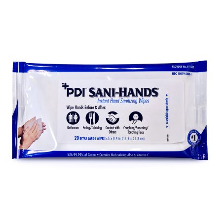 Sani-Hands Instant Hand Sanitizing Wipes, Soft, Ethyl Alcohol - 20 Count