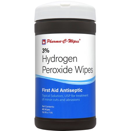 Feature product - Pharma-C-Wipes Antiseptic Skin Wipe 3% Hydrogen Peroxide - 40 Count