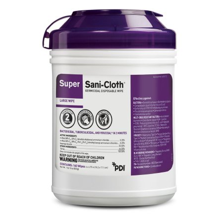 Super Sani-Cloth Surface Disinfectant Wipe - 160 Count