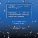 CPAP H2O Premium Distilled Water - 14 Bottle Pack