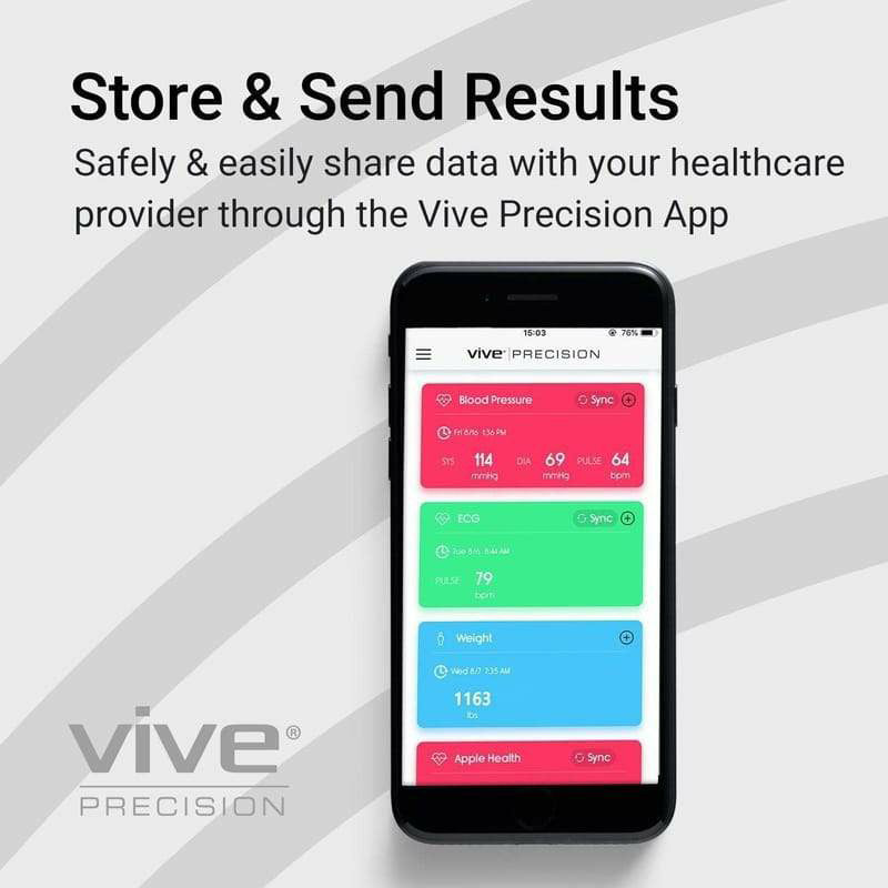 Blood Pressure Monitor by Vive Precision - Best BPM Cuff - Accurate,  Portable Device 