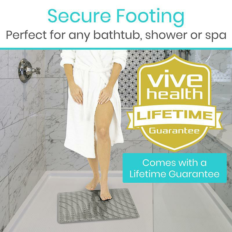 Vive Health XL Oval Bathtub Mat