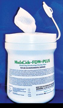 MadaCide-FDW-Plus Disinfectant Surface Cleaner Premoistened Alcohol Based Wipe - 160 Count Canister