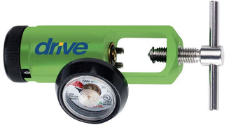Drive Medical CGA 870 Oxygen Regulator 0-15 LPM Barb Outlet, Mini
