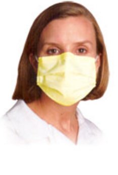 Feature product - Precept Procedure Mask - One Size Fits Most Yellow