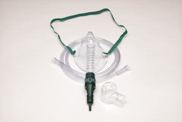 Salter Labs Percent O2 Lock Venturi Oxygen Mask, Complete, 7' Tubing