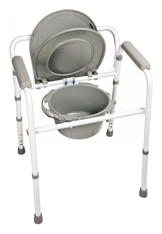 Graham Field Commode Folding Steel - Retail